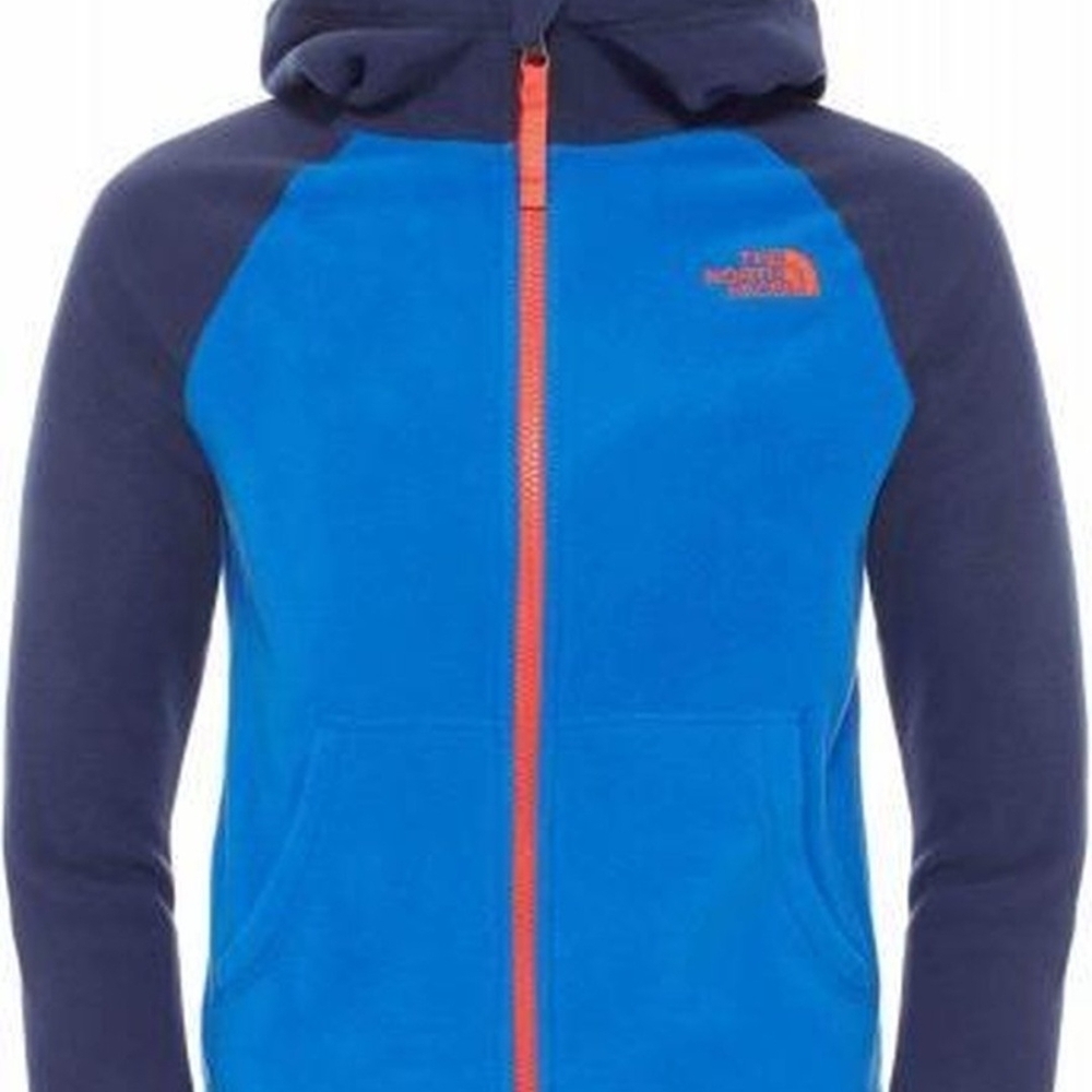 Northface Boys Blue and Navy Zip Hoodie